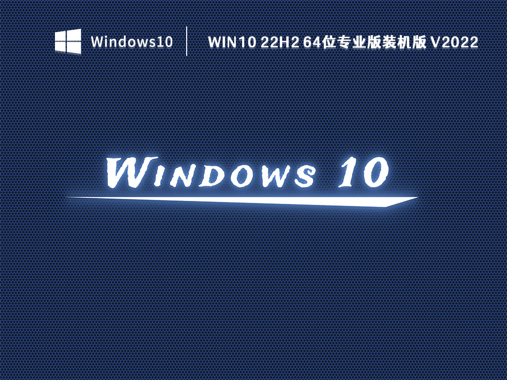 Win10 22H2 64位专业版装机版 V2022