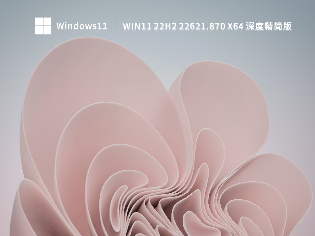 不忘初心Win11 22H2 22621.870 X64 深度精简版 V2022