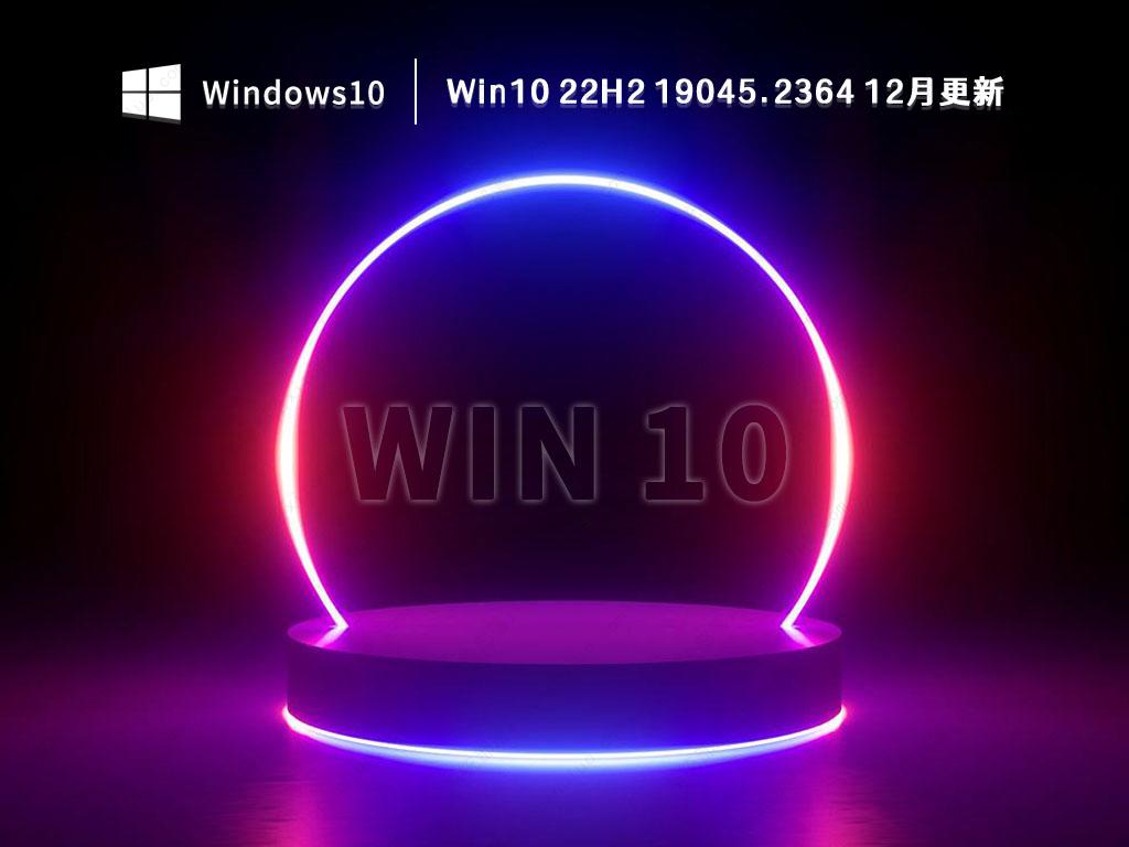 Win10 22H2 19045.2364 12月更新 V2022