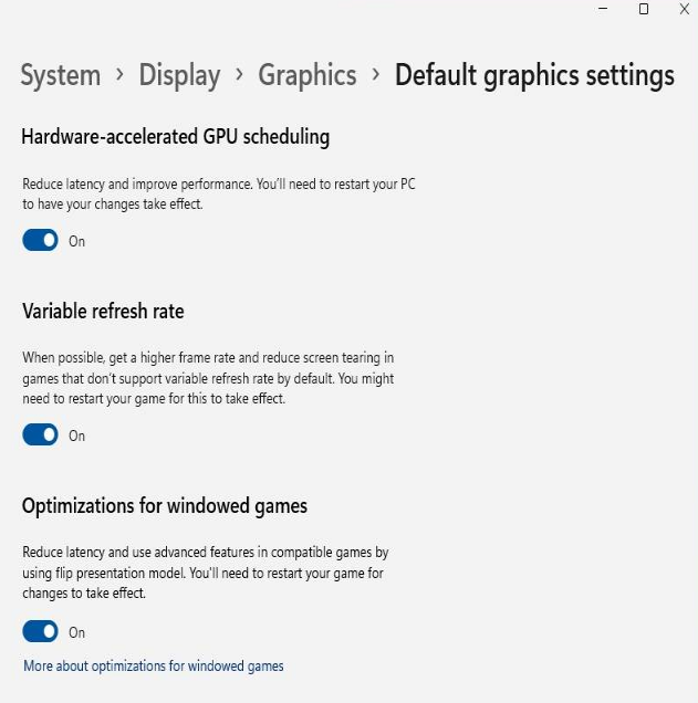 Win11如何提升窗口游戏性能